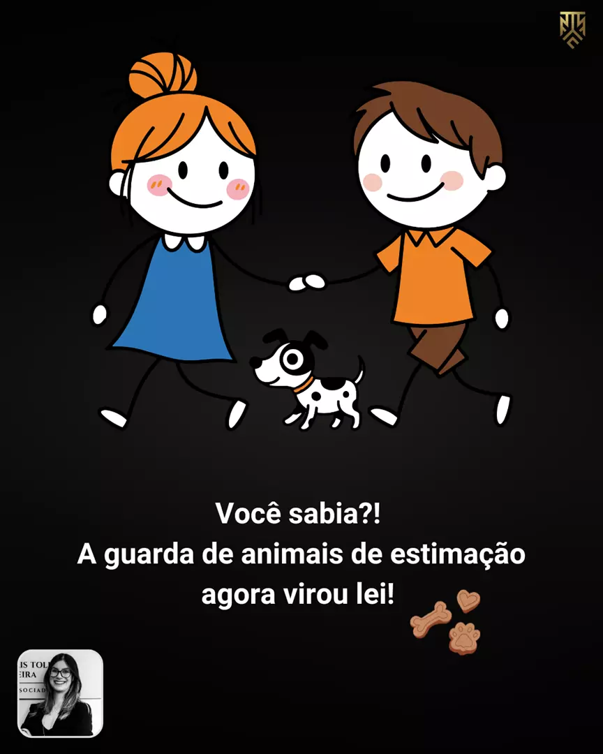 VOCÊ SABIA?! A GUARDA DE ANIMAIS DE ESTIMAÇÃO AGORA VIROU LEI! POR VANESSA PEREIRA